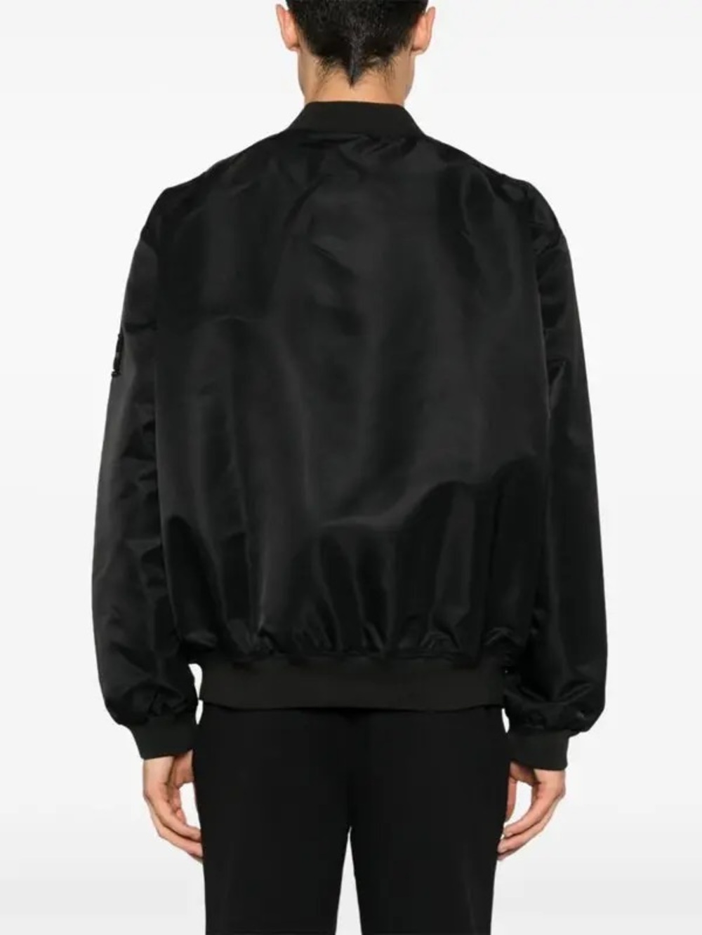 Calvin Klein Men’s Black Bomber Jacket size M excellent condition - Picture 4 of 9